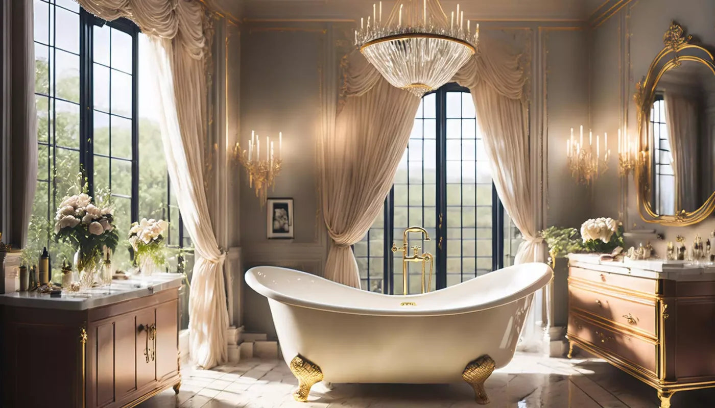 Boudoir Bath Iii 14’X8’ Ultracloth (168 X 96 Inch) Backdrop