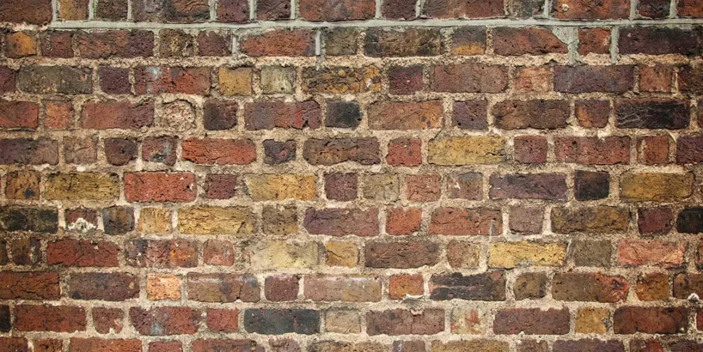 Bricklayer Faded 20X10 Ultracloth ( 240 X 120 Inch ) Backdrop
