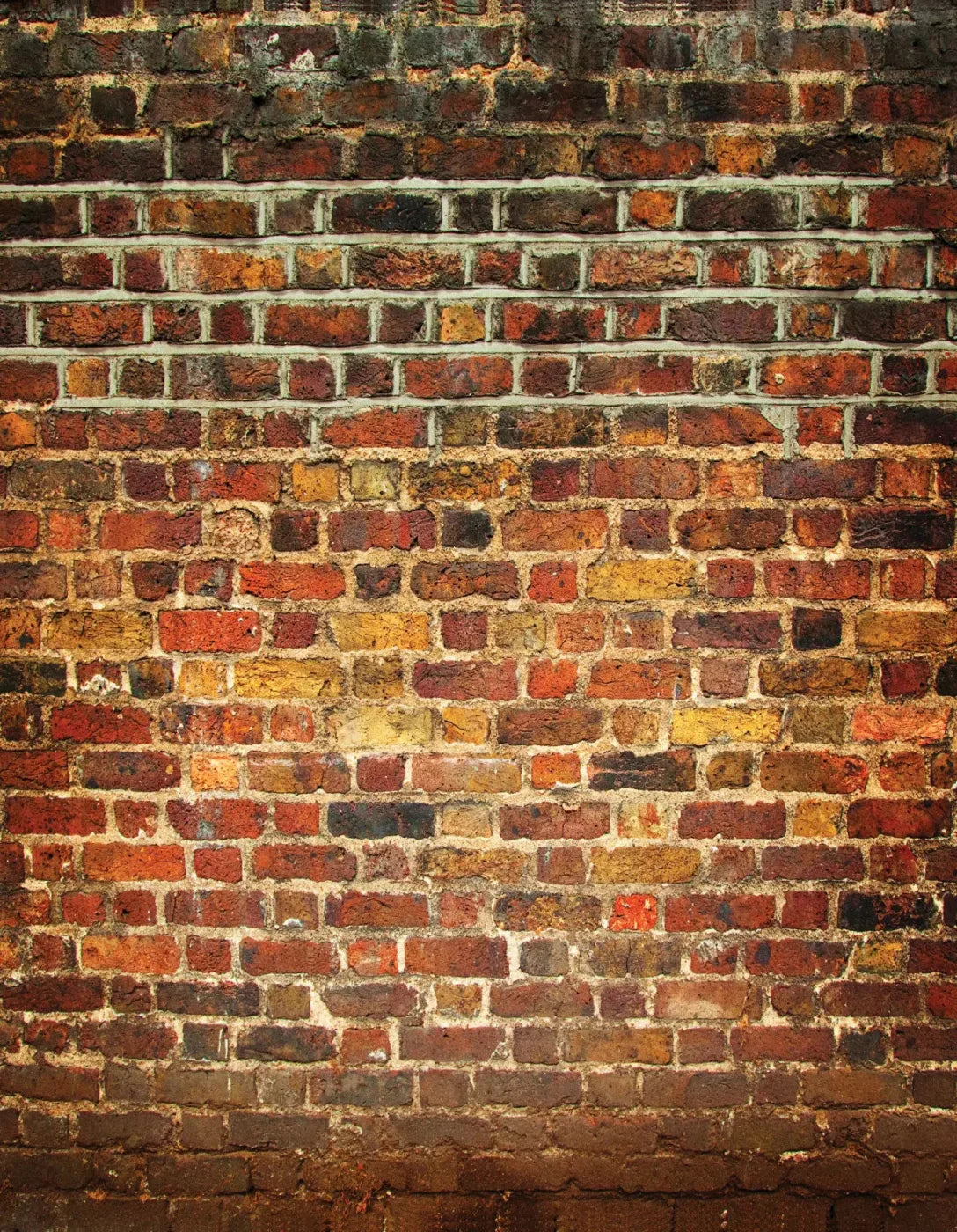 Bricklayer Vivid 6X8 Fleece ( 72 X 96 Inch ) Backdrop