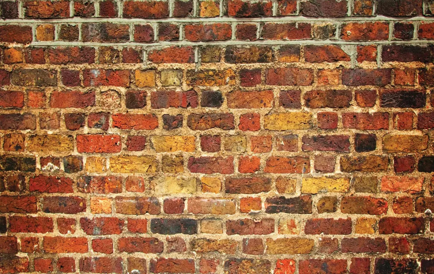 Bricklayer Vivid 16X10 Ultracloth ( 192 X 120 Inch ) Backdrop