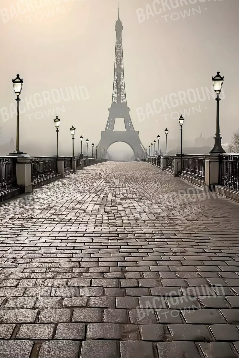 Bridge to Paris 8’x12’ UltraCloth (96 x 144 inch) Backdrop