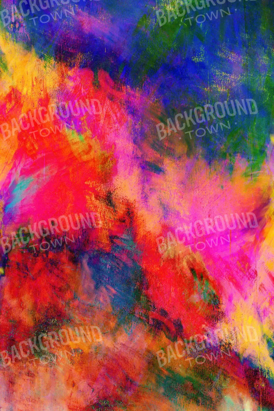 Bright Abstract 5X8 Ultracloth ( 60 X 96 Inch ) Backdrop