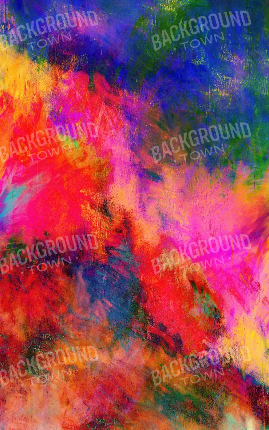 Bright Abstract 9X14 Ultracloth ( 108 X 168 Inch ) Backdrop