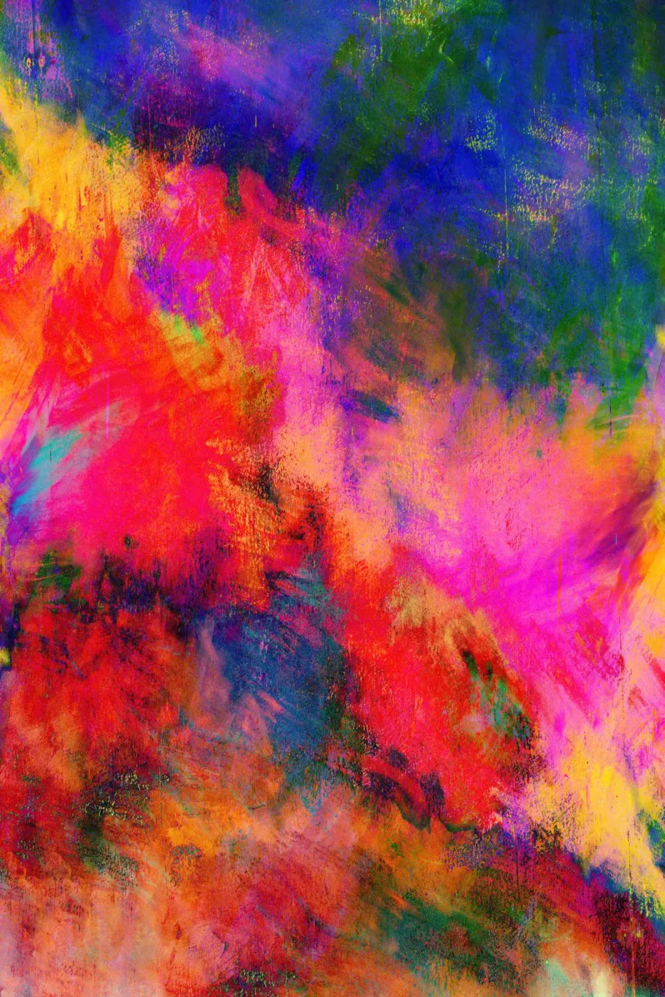 Bright Abstract 5X76 For Lvl Up Backdrop System ( 60 X 90 Inch )