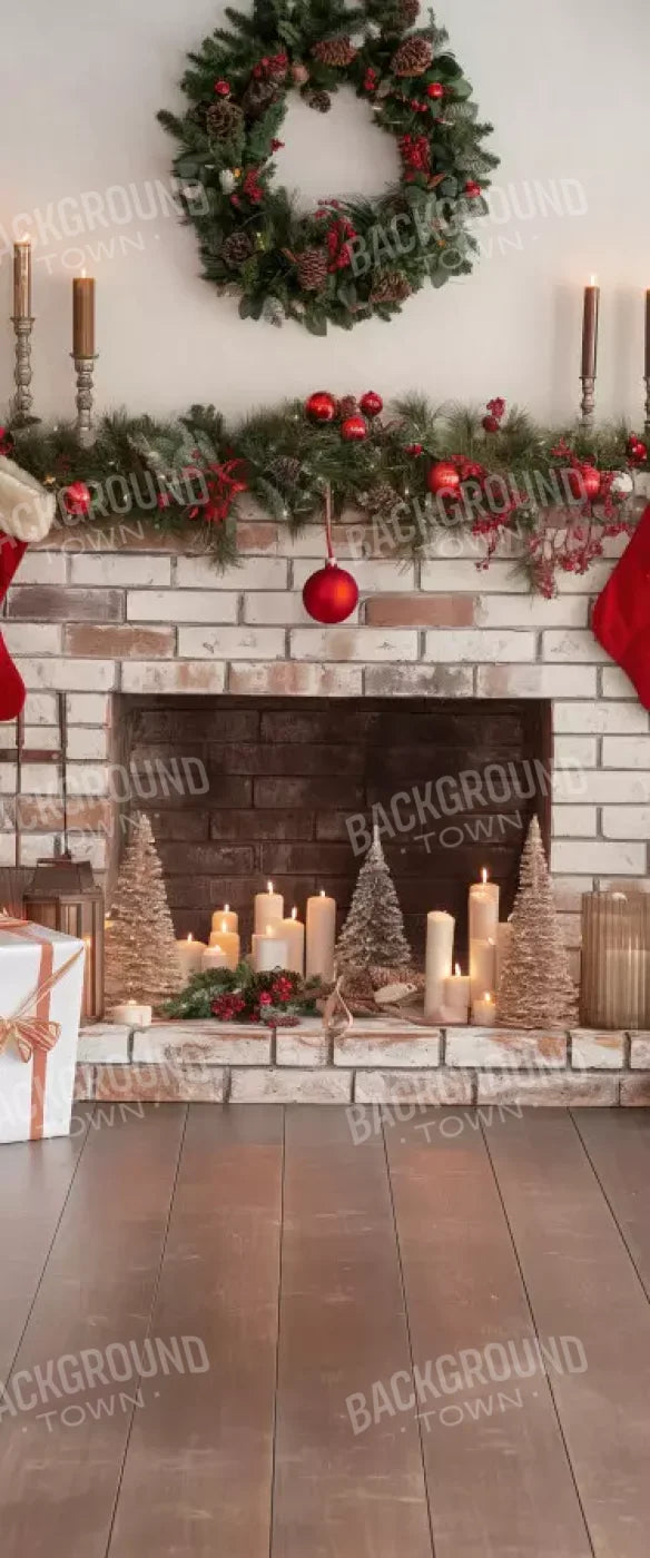 Bright Christmas Living 5’X12’ Ultracloth For Westcott X-Drop (60 X 144 Inch) Backdrop
