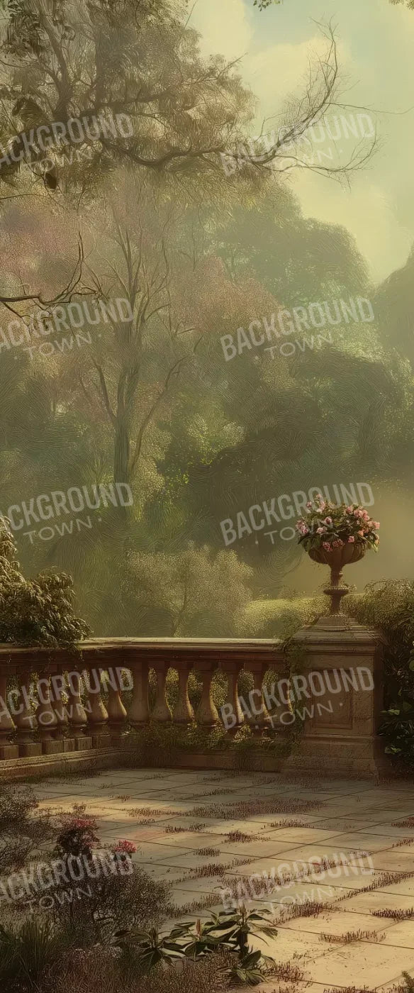 Bright Victorian Courtyard 5’X12’ Ultracloth For Westcott X-Drop (60 X 144 Inch) Backdrop