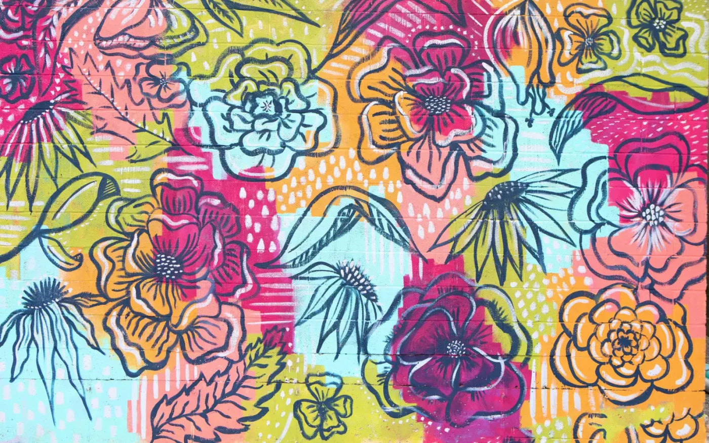 Bright Wall Mural 14X9 Ultracloth ( 168 X 108 Inch ) Backdrop