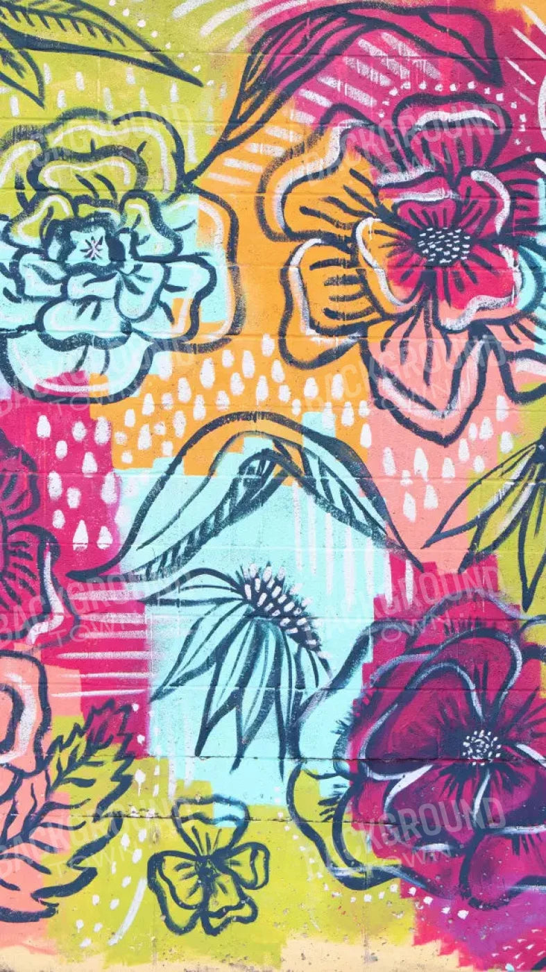 Bright Wall Mural 8X14 Ultracloth ( 96 X 168 Inch ) Backdrop