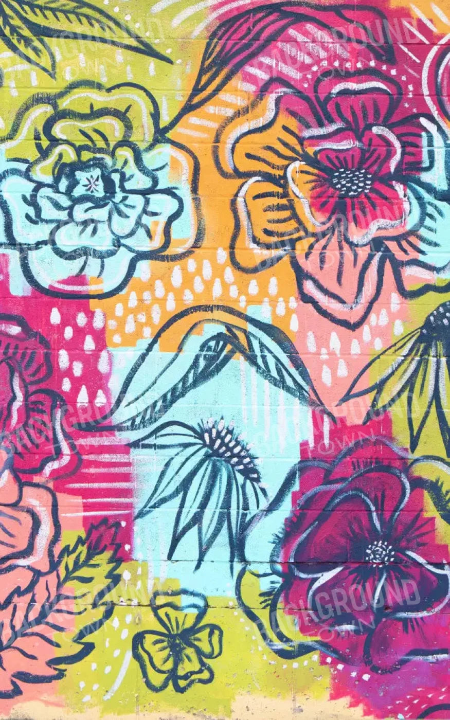 Bright Wall Mural 9X14 Ultracloth ( 108 X 168 Inch ) Backdrop