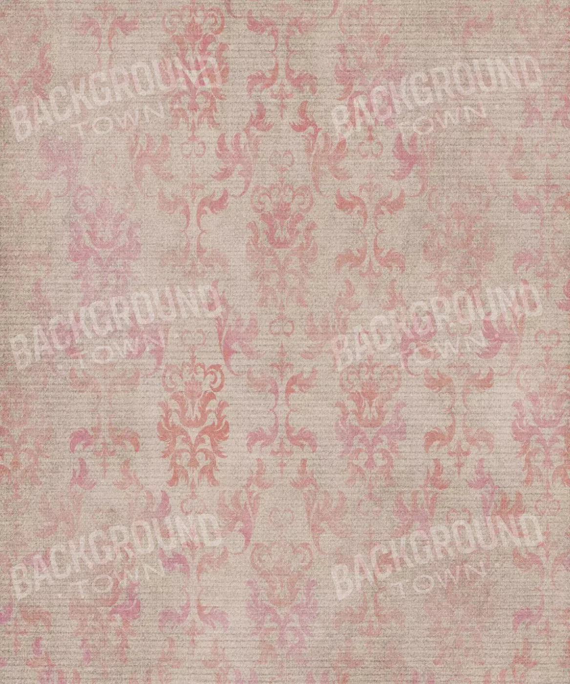 Pink Damask Backdrop for Photography