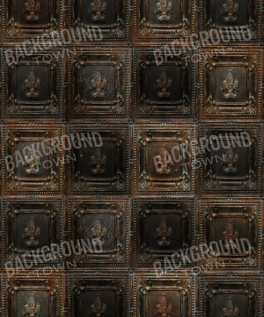 Bronze Metal Tile Backdrop for Photography