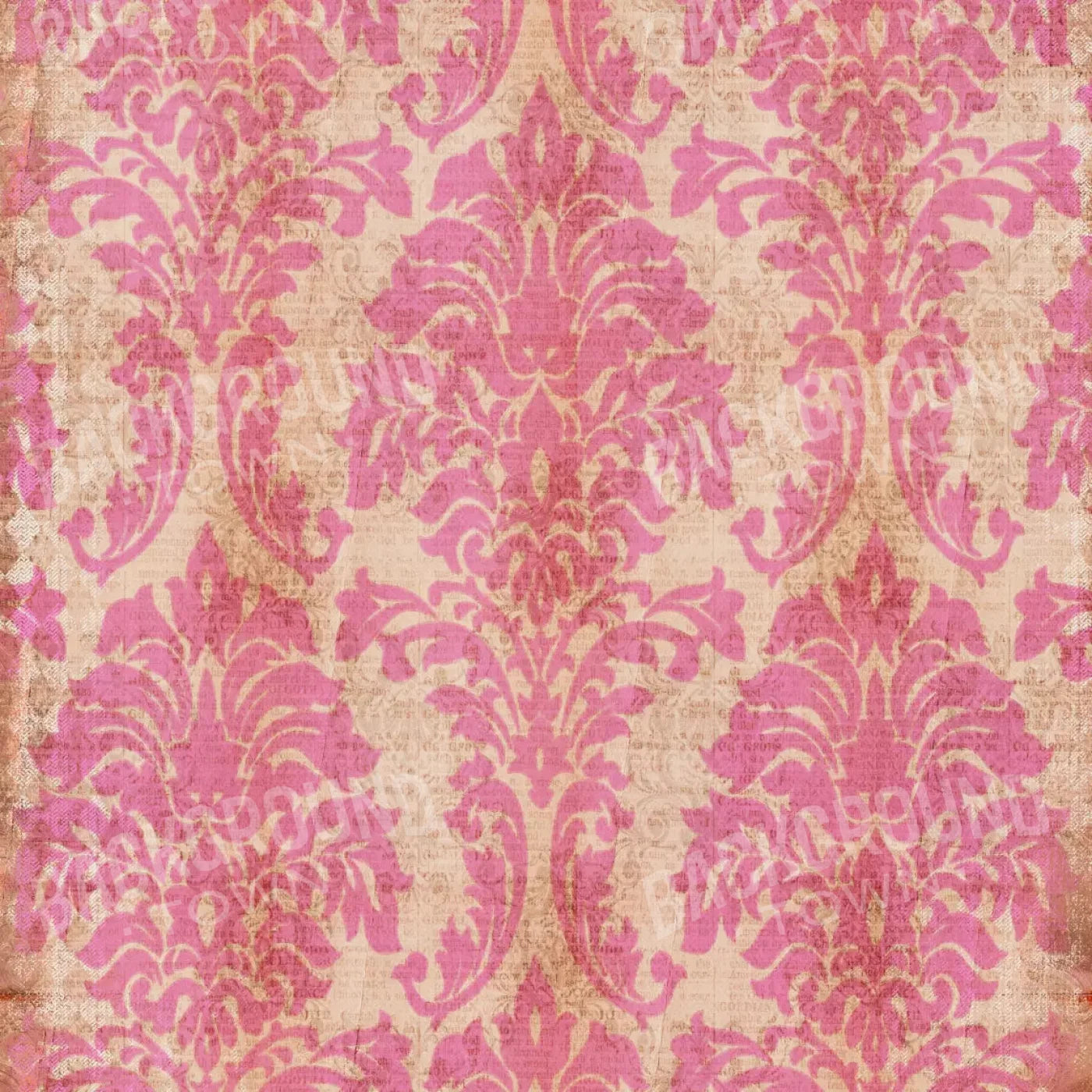 Bubblegum Damask 10X10 Ultracloth ( 120 X Inch ) Backdrop