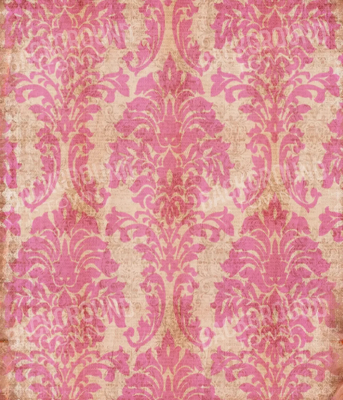 Bubblegum Damask 10X12 Ultracloth ( 120 X 144 Inch ) Backdrop