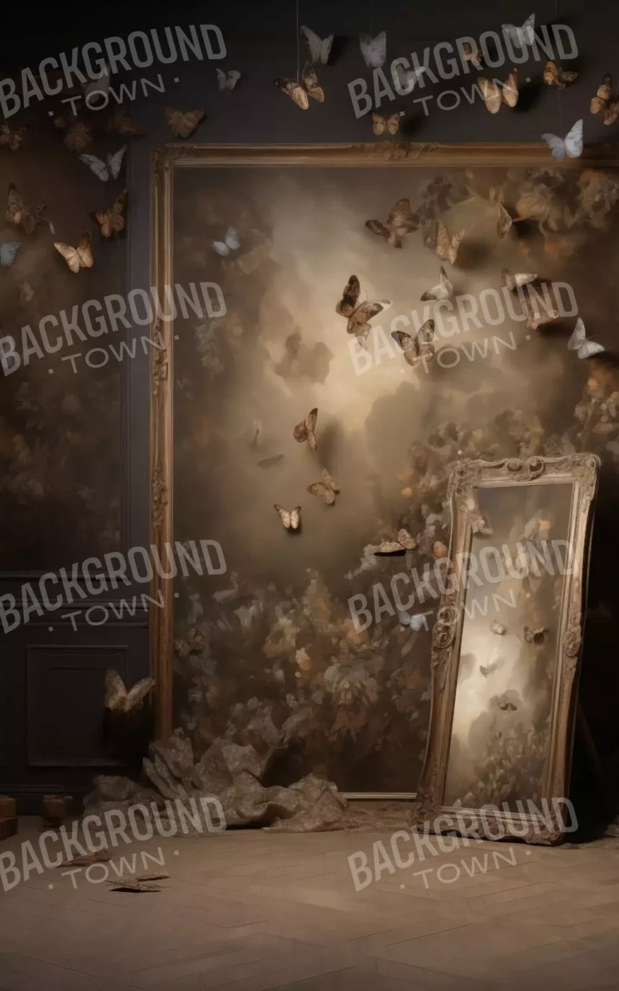 Butterflies In The Attic 10’X16’ Ultracloth (120 X 192 Inch) Backdrop