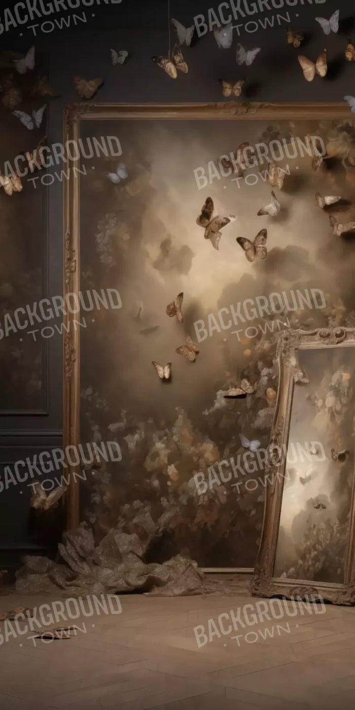 Butterflies In The Attic 10’X20’ Ultracloth (120 X 240 Inch) Backdrop