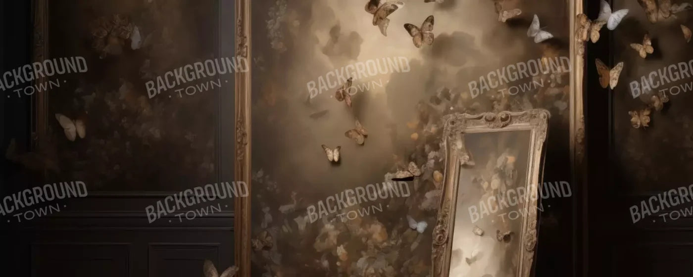 Butterflies In The Attic 20’X8’ Ultracloth (240 X 96 Inch) Backdrop