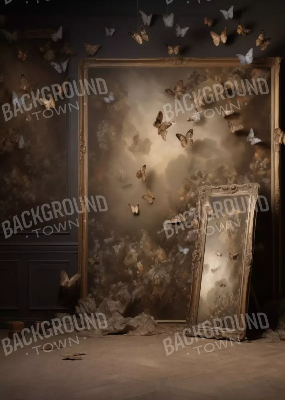 Butterflies In The Attic 5’X7’ Ultracloth (60 X 84 Inch) Backdrop