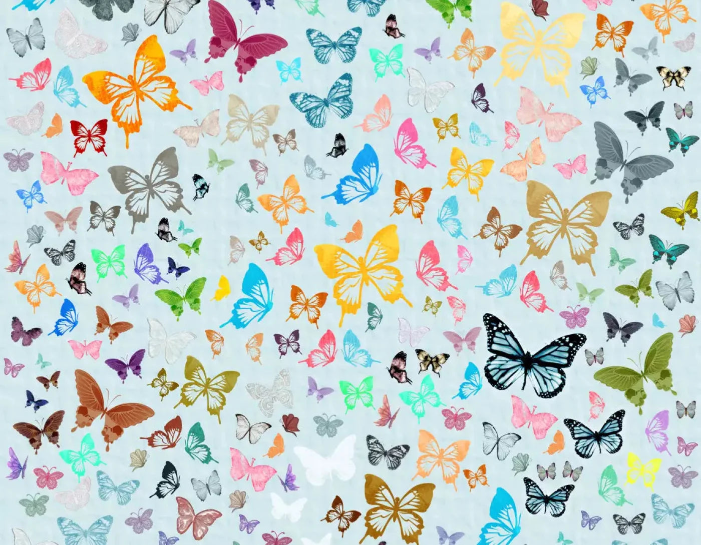 Butterfly 8X6 Fleece ( 96 X 72 Inch ) Backdrop