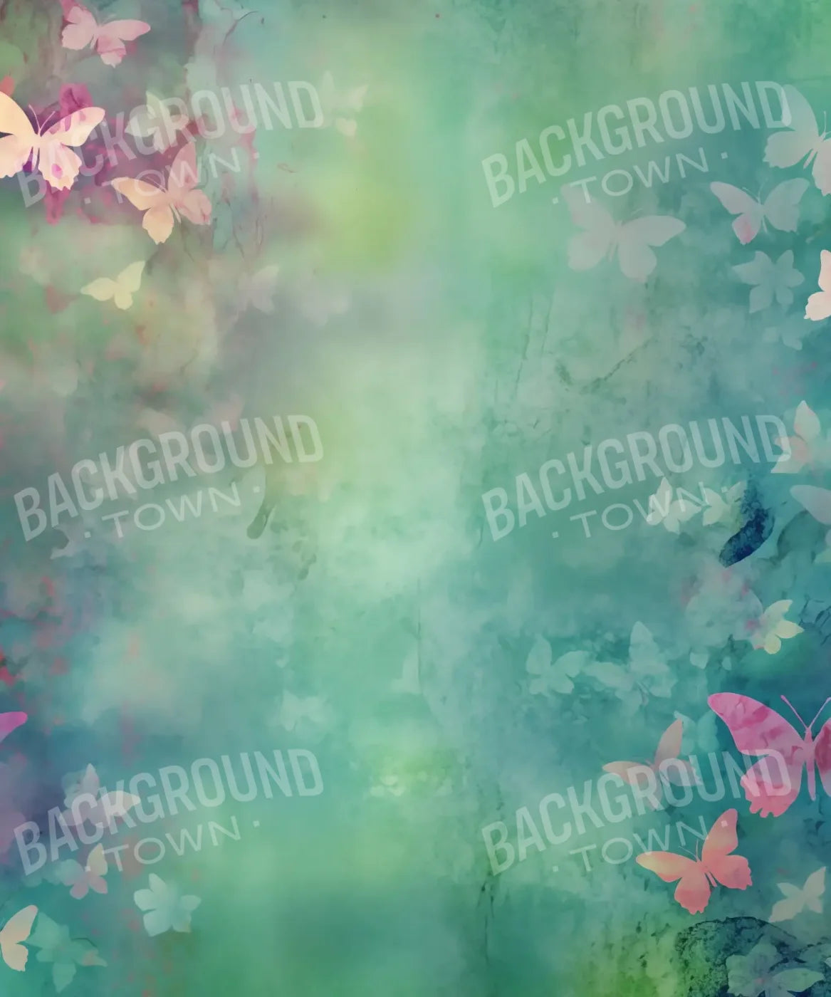 Multi-Color Butterly Backdrop for Photography