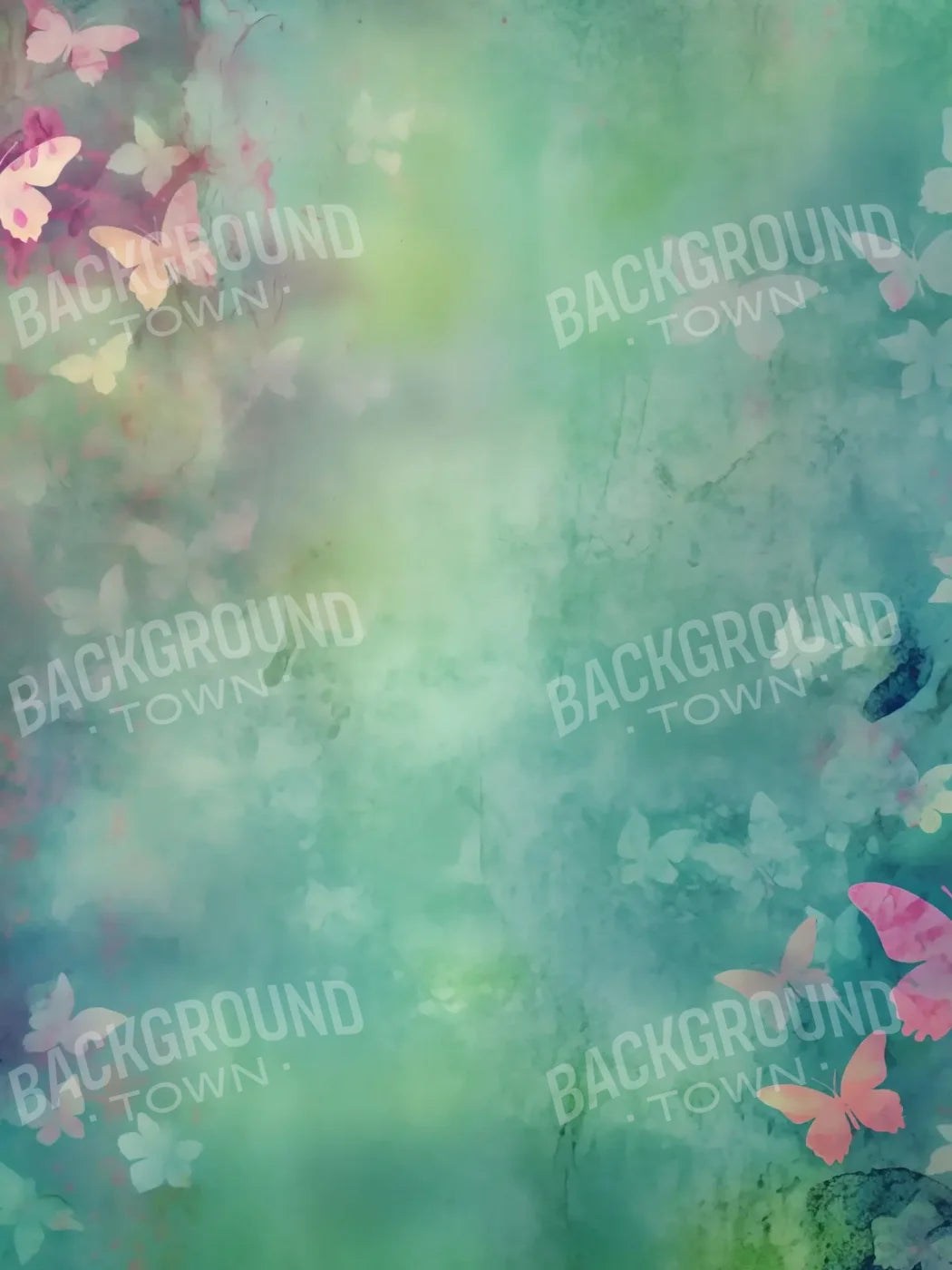 Butterfly Burst 5’x6’8 Fleece (60 x 80 inch) Backdrop