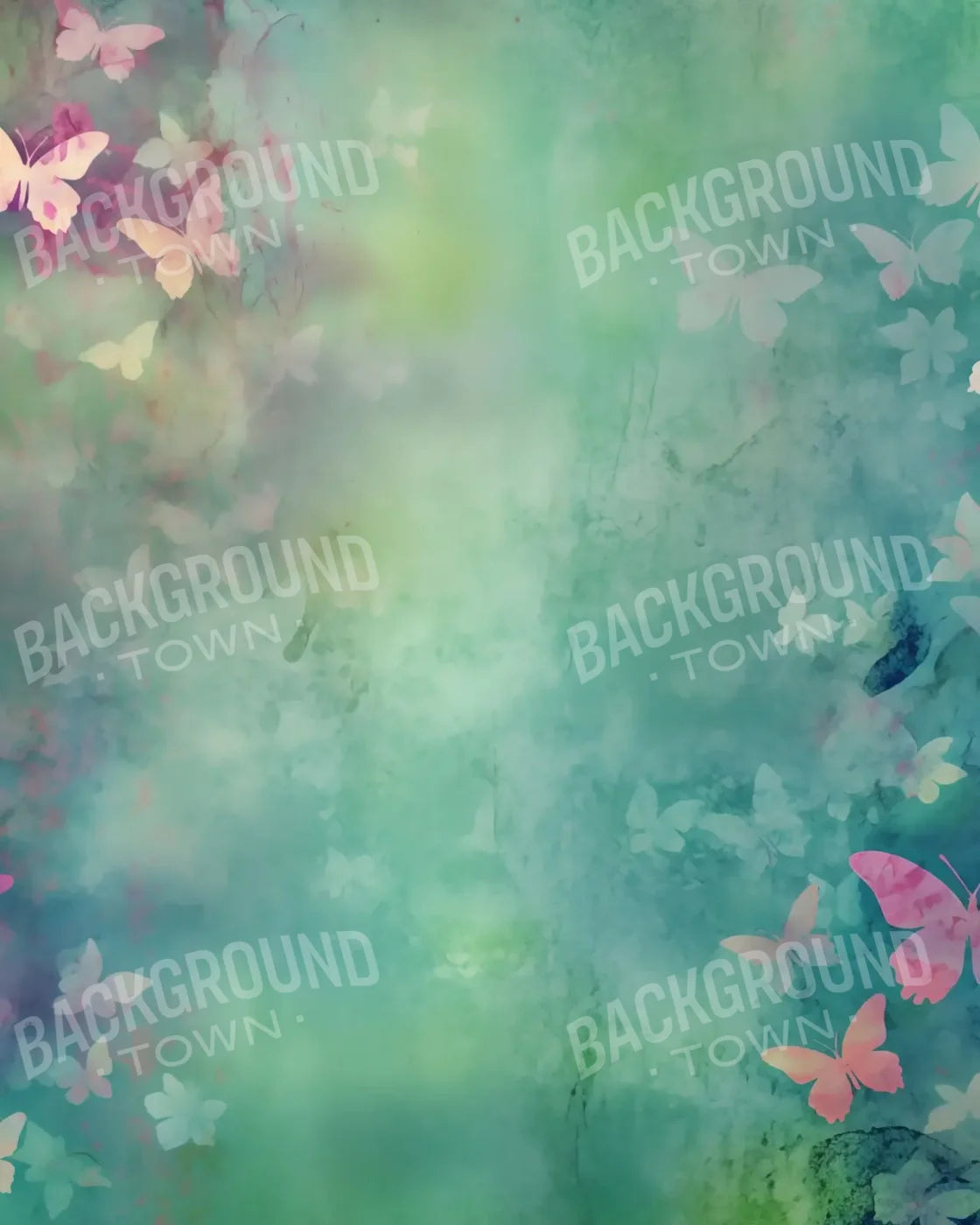 Butterfly Burst 8’x10’ Fleece (96 x 120 inch) Backdrop