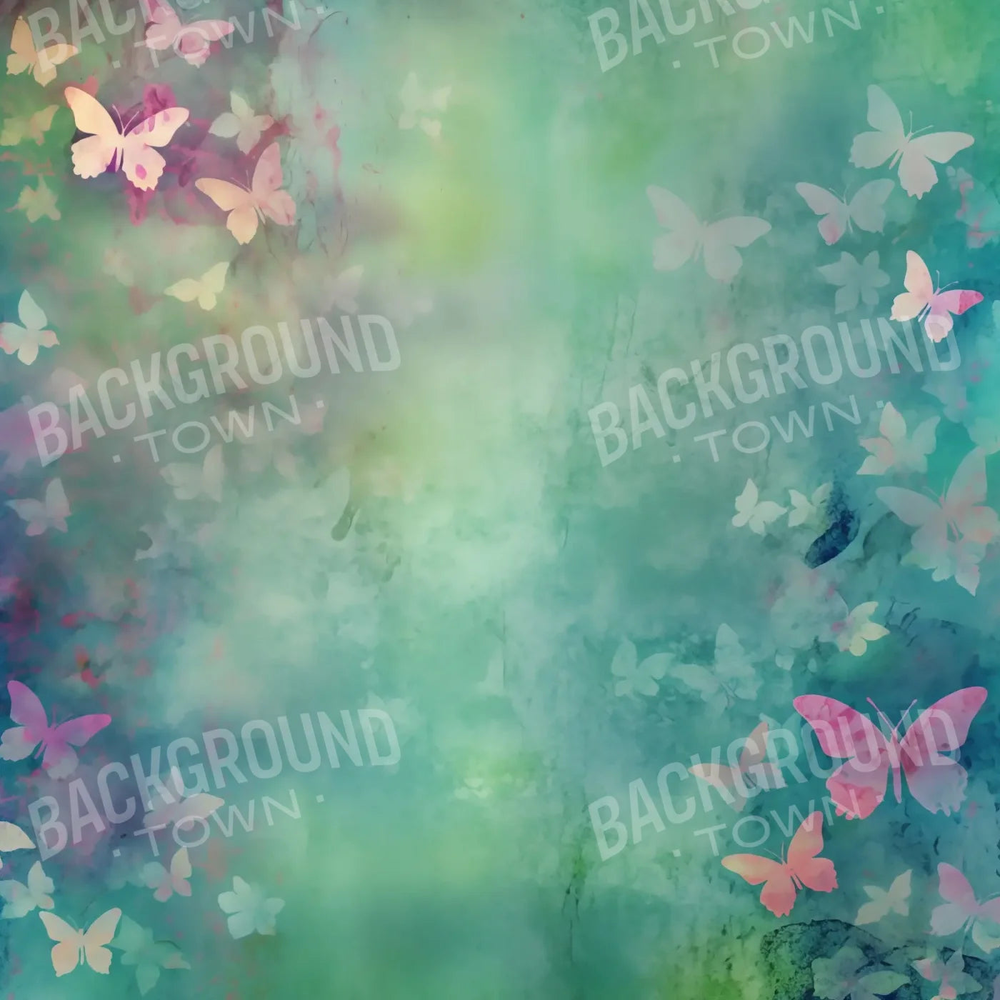 Butterfly Burst 8’x8’ Fleece (96 x 96 inch) Backdrop