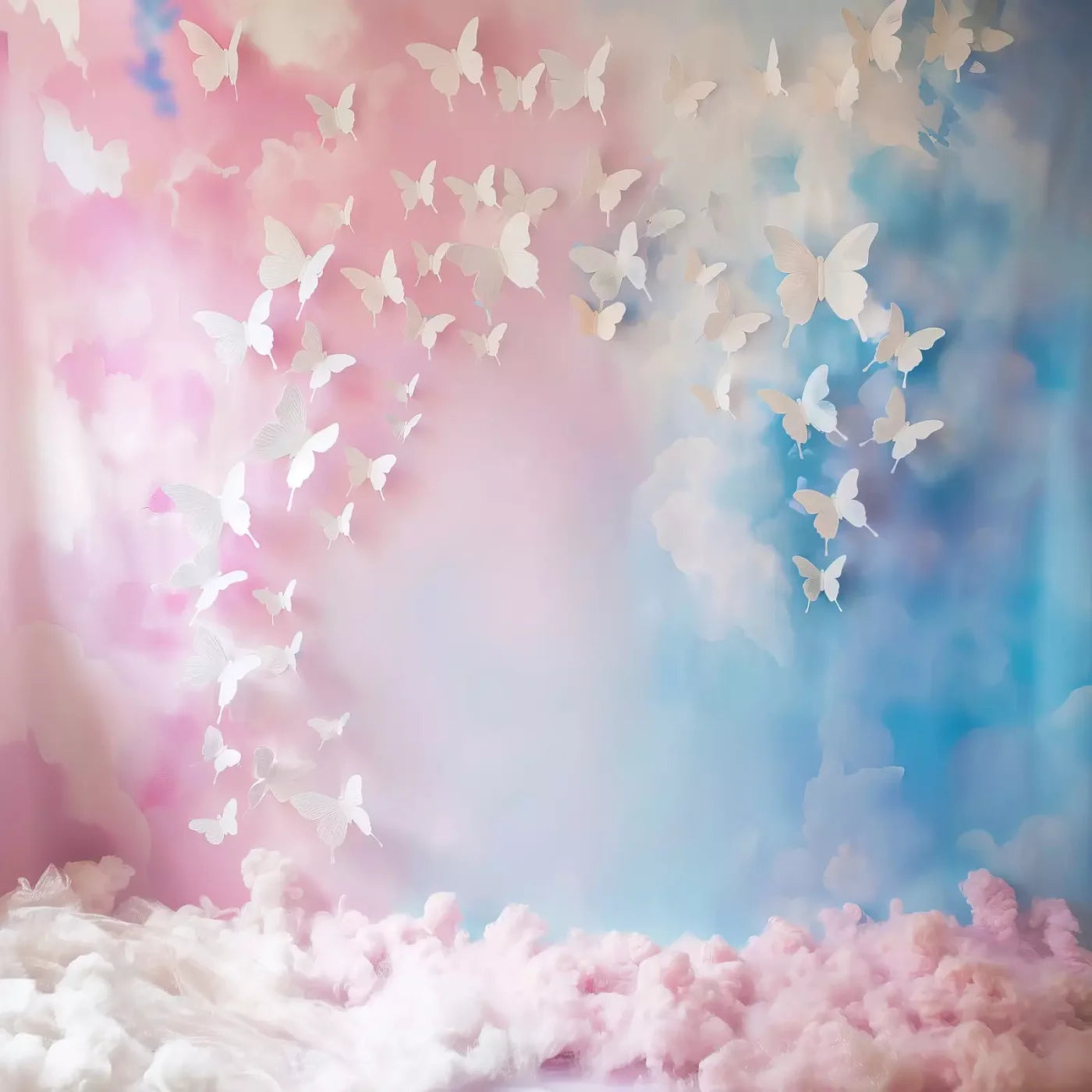 Butterfly Wall 10’X10’ Ultracloth (120 X Inch) Backdrop