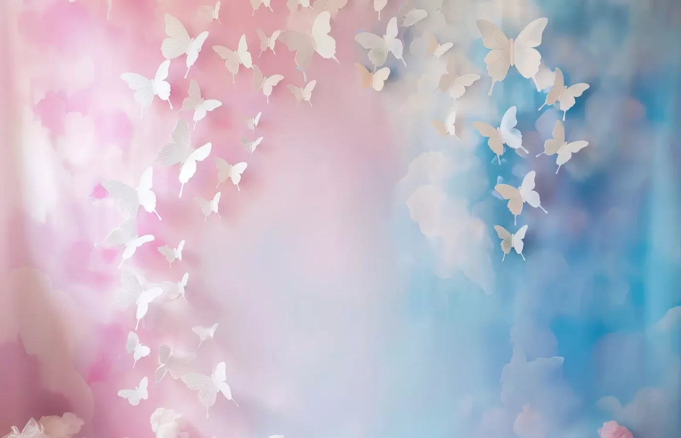 Butterfly Wall 14’X9’ Ultracloth (168 X 108 Inch) Backdrop