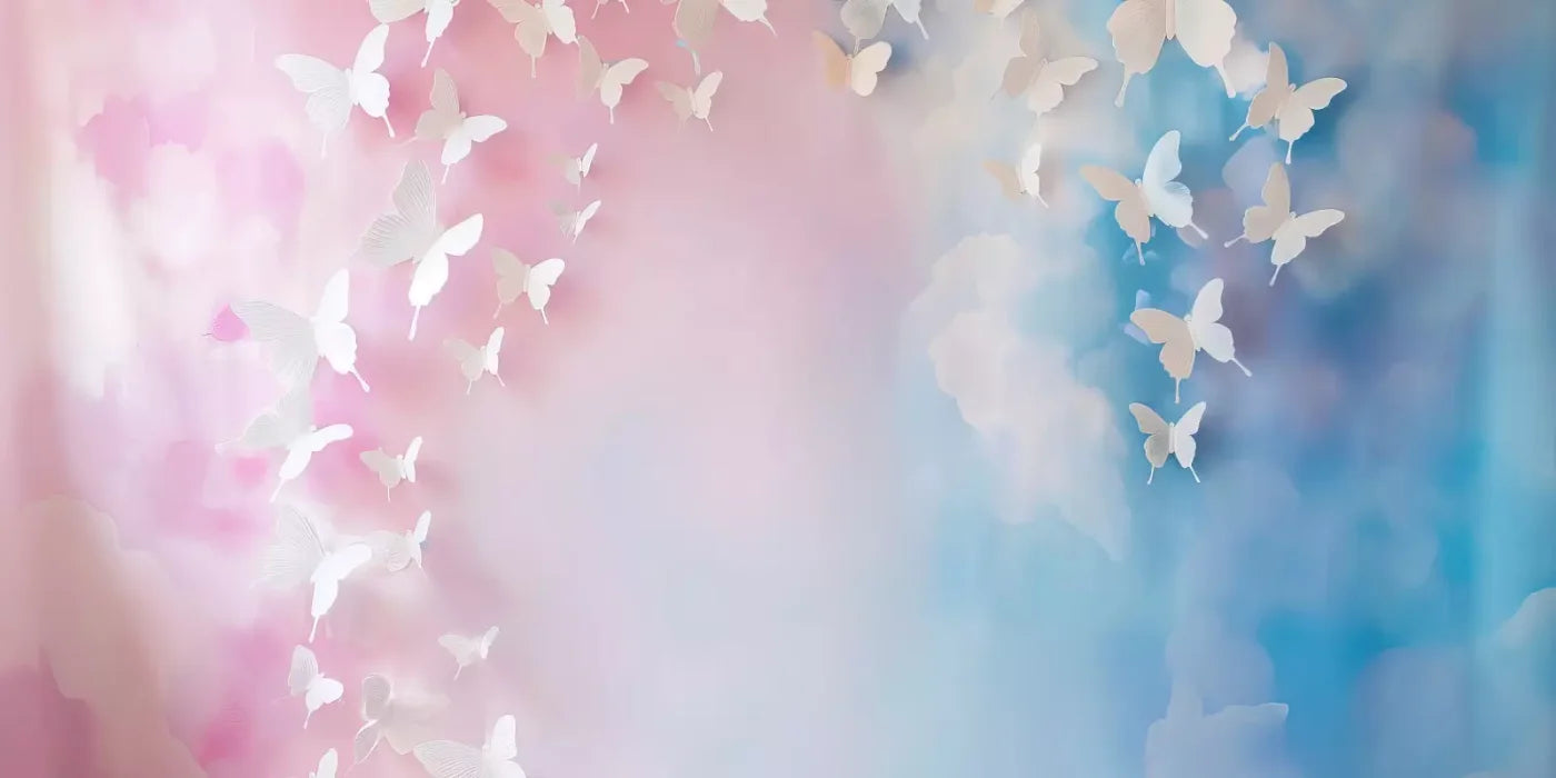 Butterfly Wall 16’X8’ Ultracloth (192 X 96 Inch) Backdrop