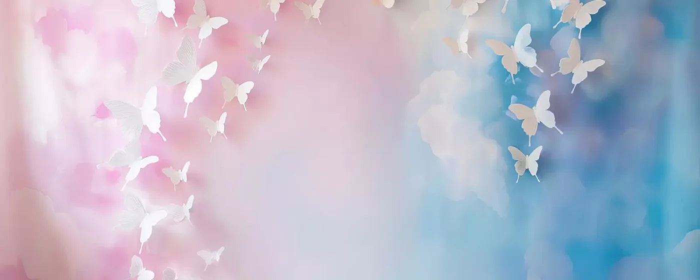 Butterfly Wall 20’X8’ Ultracloth (240 X 96 Inch) Backdrop