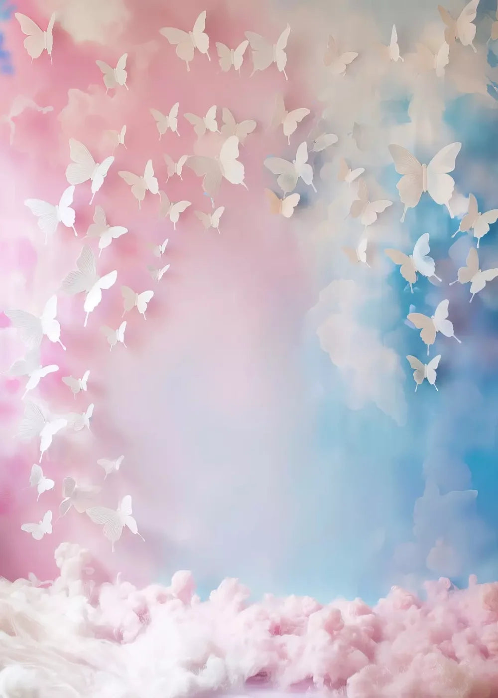 Butterfly Wall 5’X7’ Ultracloth (60 X 84 Inch) Backdrop