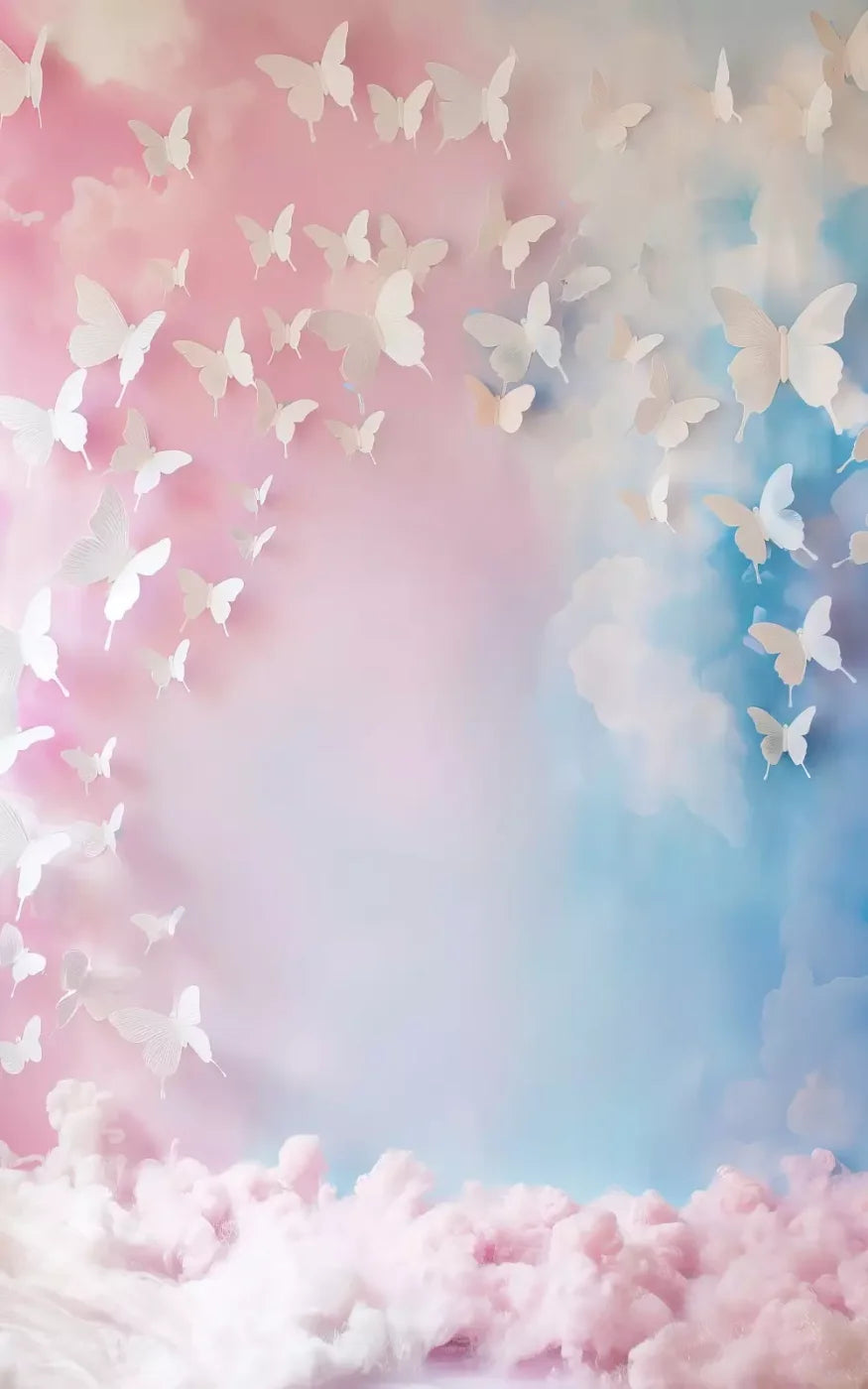 Butterfly Wall 5’X8’ Ultracloth (60 X 96 Inch) Backdrop