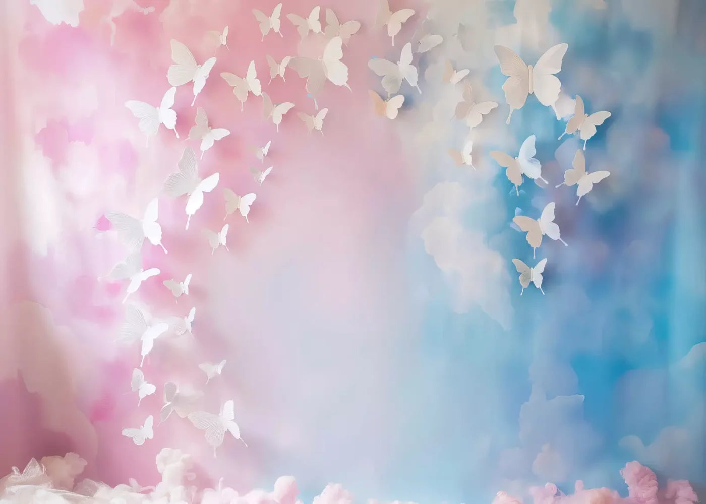 Butterfly Wall 7’X5’ Ultracloth (84 X 60 Inch) Backdrop