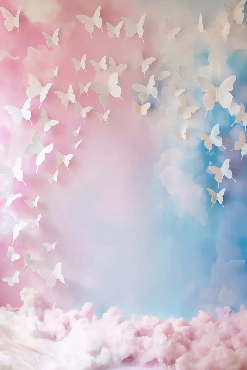 Butterfly Wall 8’X12’ Ultracloth (96 X 144 Inch) Backdrop
