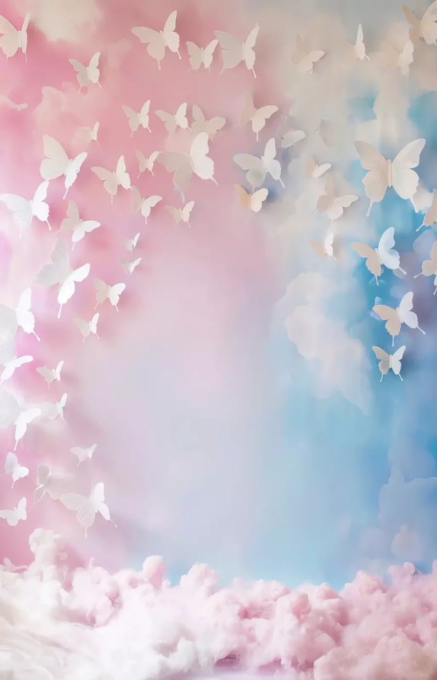 Butterfly Wall 9’X14’ Ultracloth (108 X 168 Inch) Backdrop