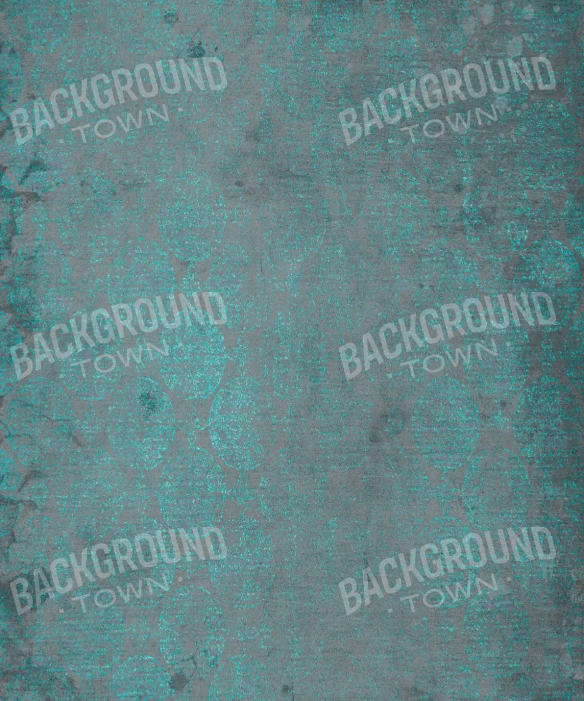 Green Damask Backdrop for Photography