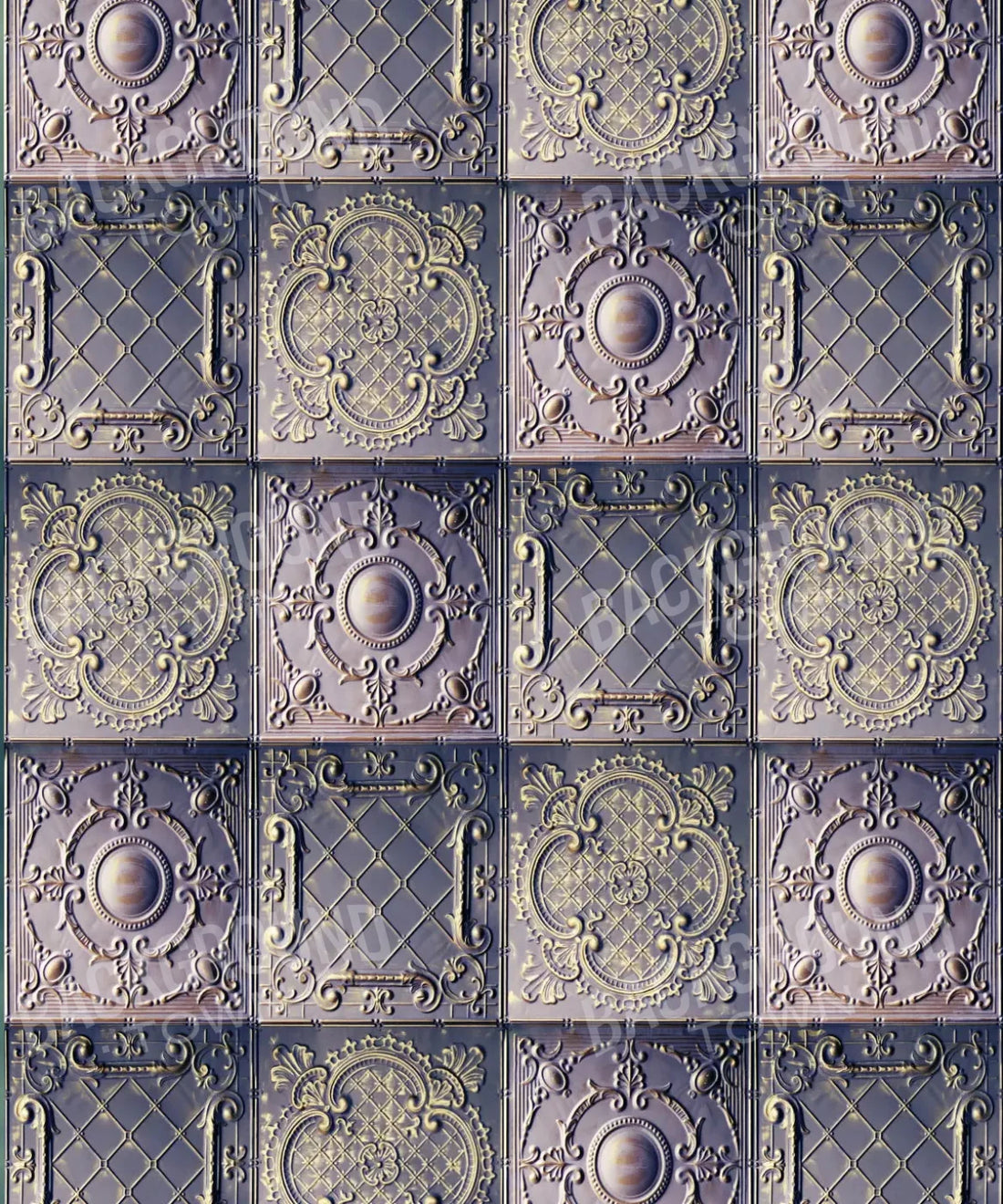 Blue Steel and Metal Backdrop for Photography