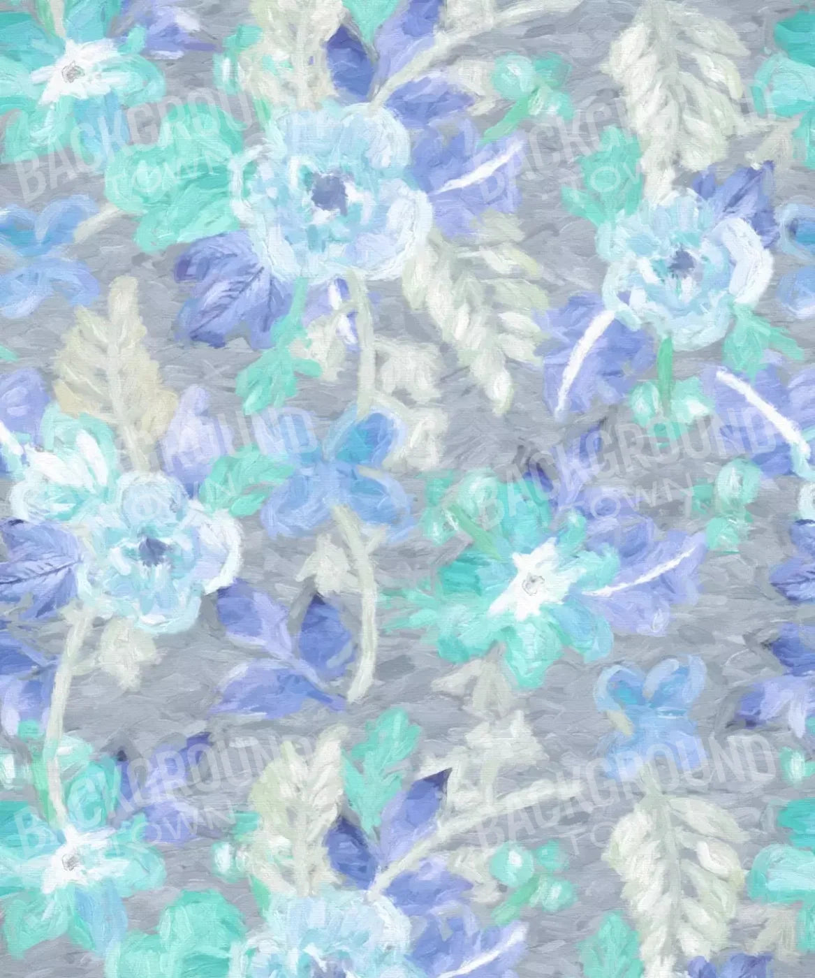 Purple Floral Backdrop for Photography