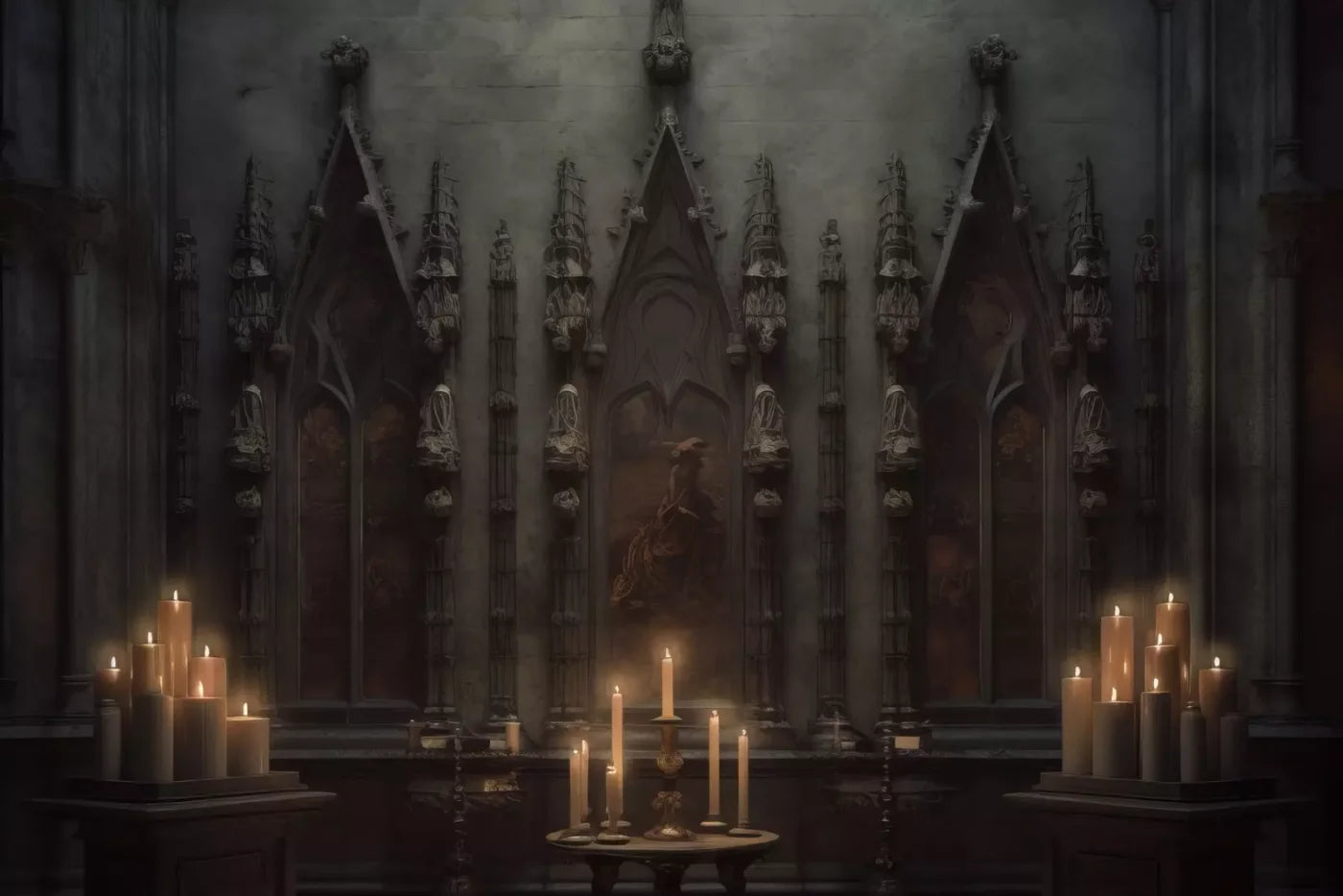 Candlelight Victorian Meeting 12’X8’ Ultracloth (144 X 96 Inch) Backdrop