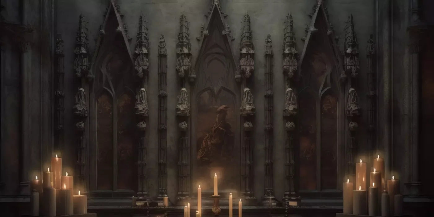 Candlelight Victorian Meeting 20’X10’ Ultracloth (240 X 120 Inch) Backdrop