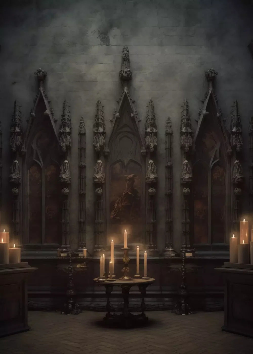 Candlelight Victorian Meeting 5’X7’ Ultracloth (60 X 84 Inch) Backdrop
