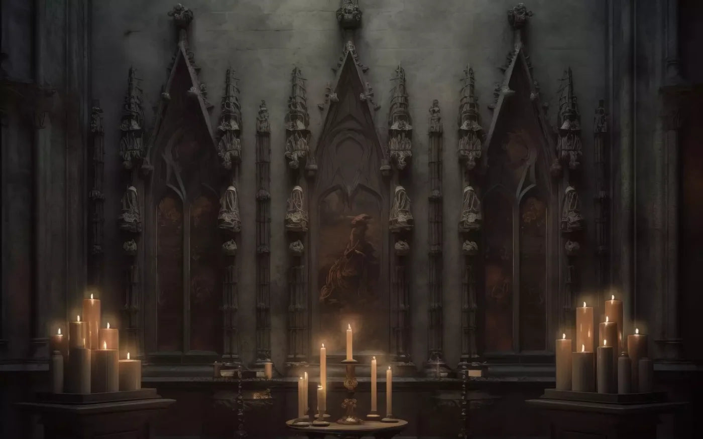Candlelight Victorian Meeting 8’X5’ Ultracloth (96 X 60 Inch) Backdrop