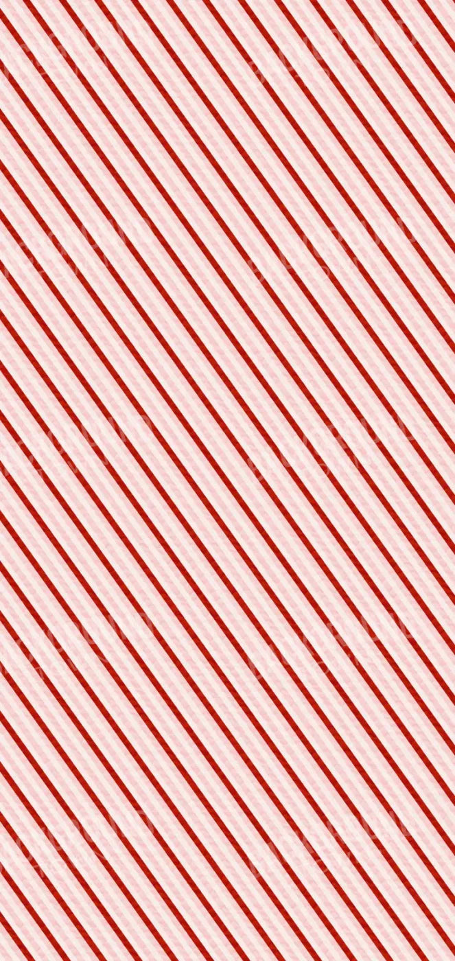 Candy Cane 8X16 Ultracloth ( 96 X 192 Inch ) Backdrop