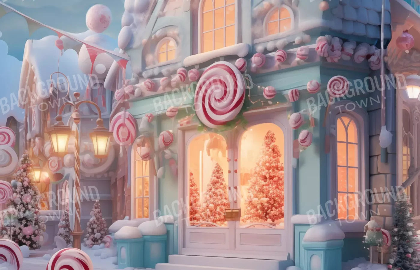 Candy Town Bundle 10X8 Middle Backdrop