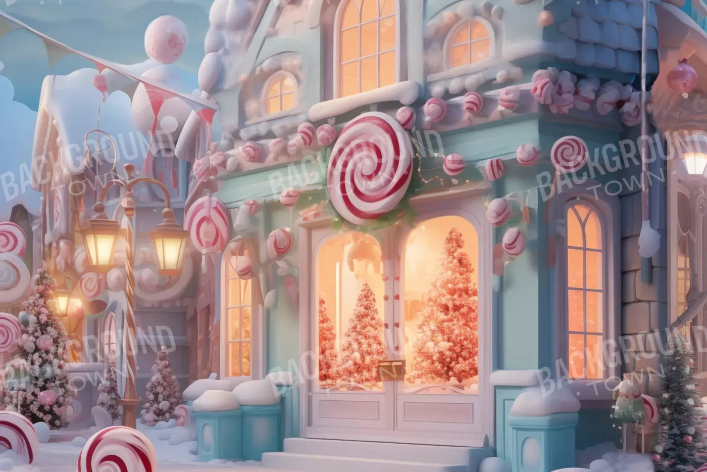 Candy Town Bundle 10X8 Middle Backdrop