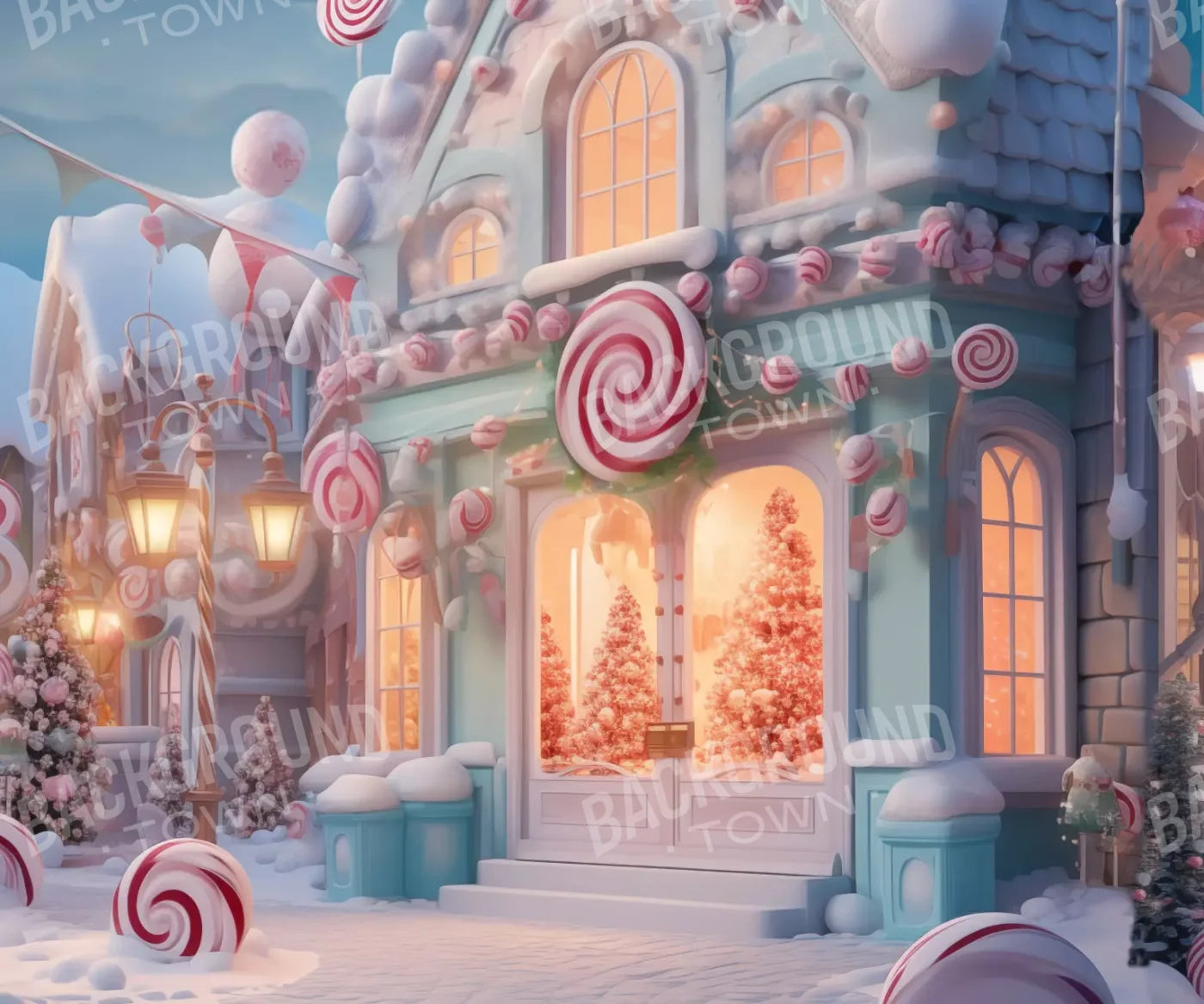 Candy Town Bundle 10X8 Middle Backdrop
