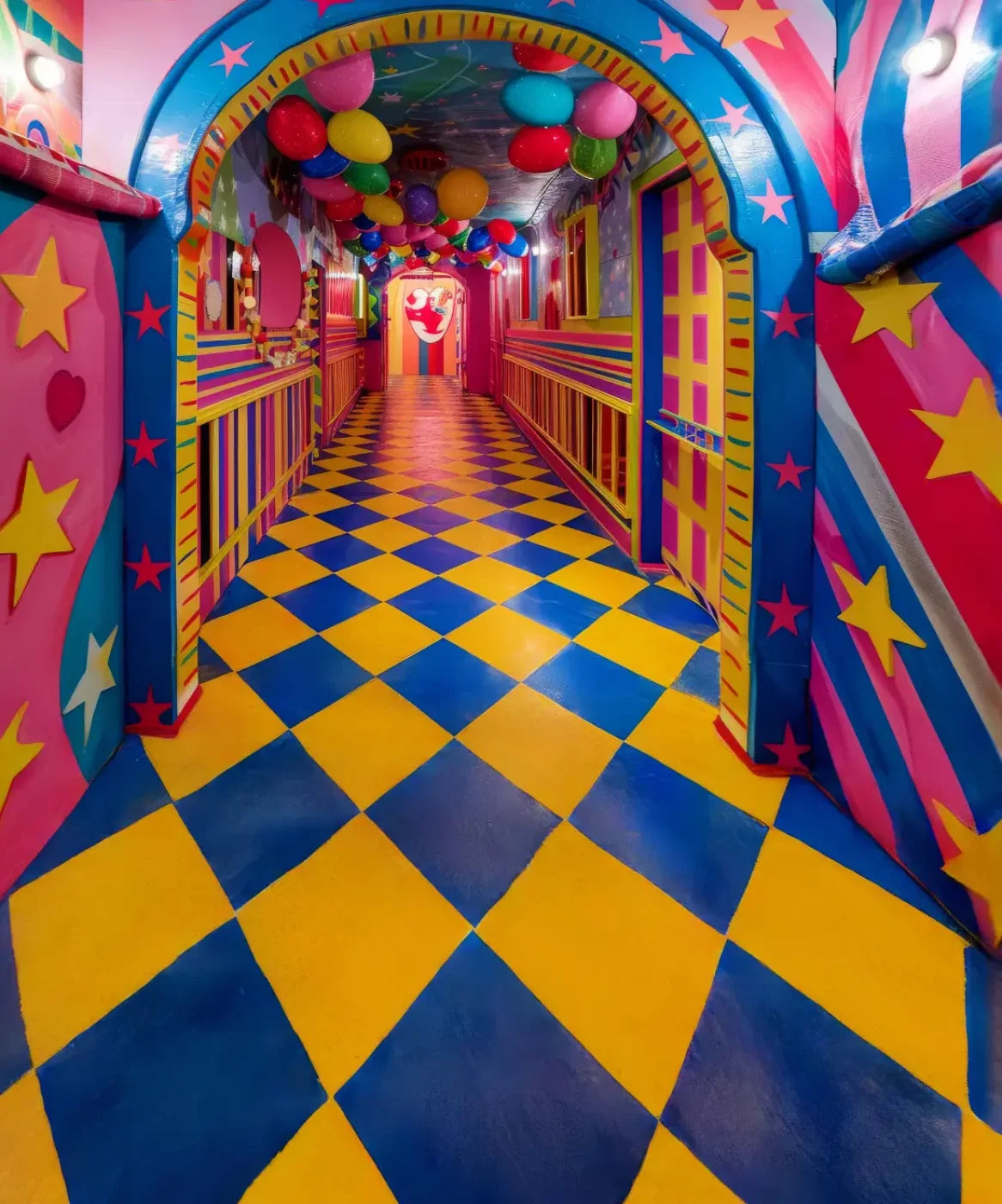 Carnival Funhouse 10’x12’ UltraCloth (120 x 144 inch) Backdrop