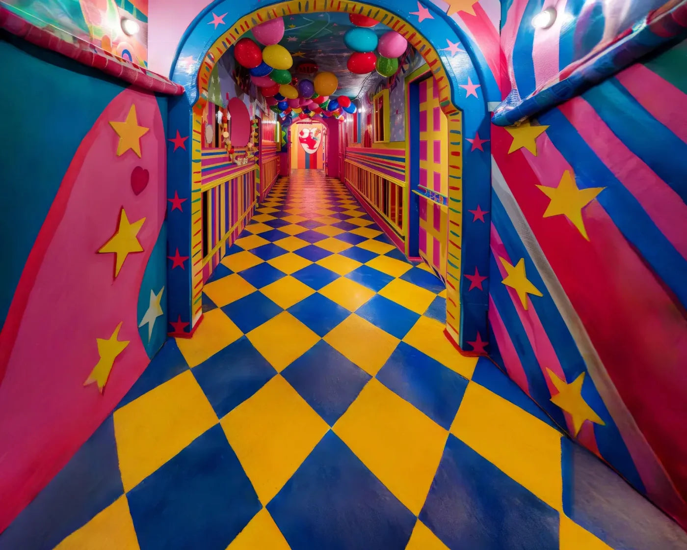 Carnival Funhouse 10’x8’ Fleece (120 x 96 inch) Backdrop