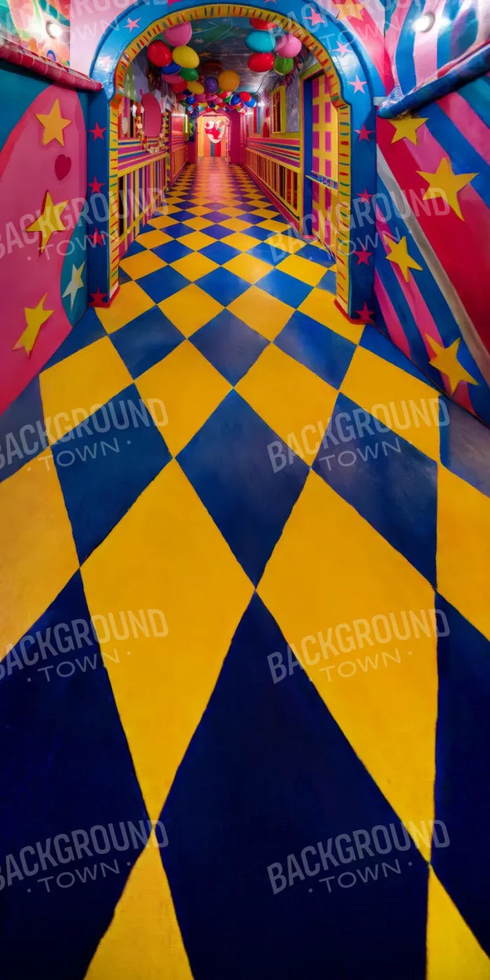 Carnival Funhouse II Sweep 10’x20’ UltraCloth (120 x 240 inch) Backdrop