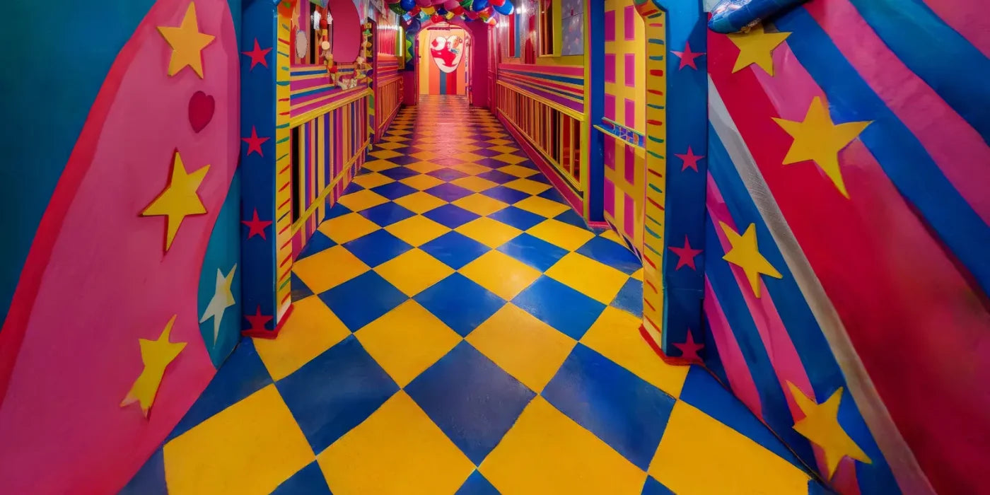 Carnival Funhouse 20’x10’ UltraCloth (240 x 120 inch) Backdrop
